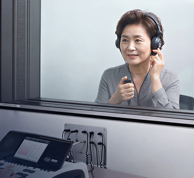 보청기 피팅 사진 M